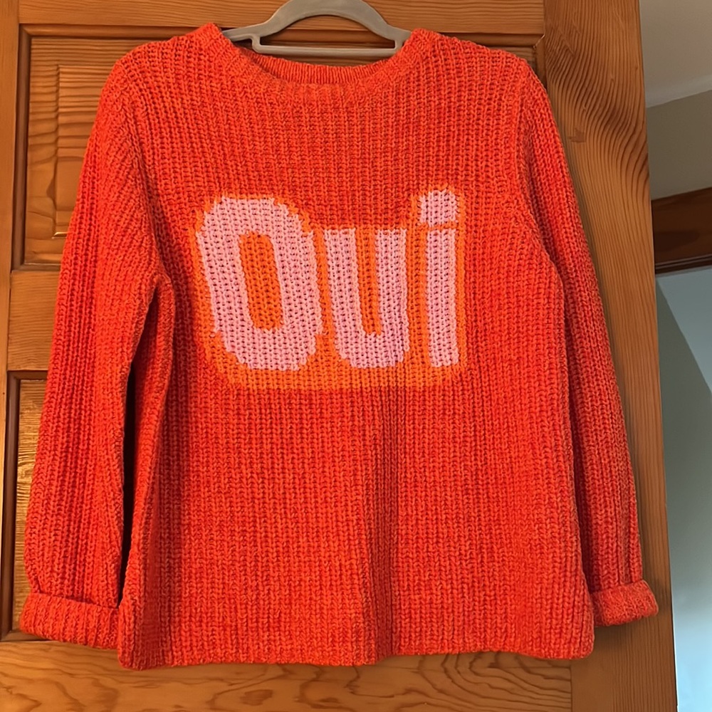 “Oui” Knit Sweater - Picture 5 of 5